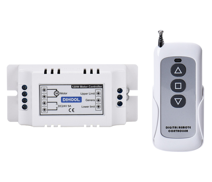 上限および下限制御付き1VM5A DC12V / 24Vモーターコントローラー