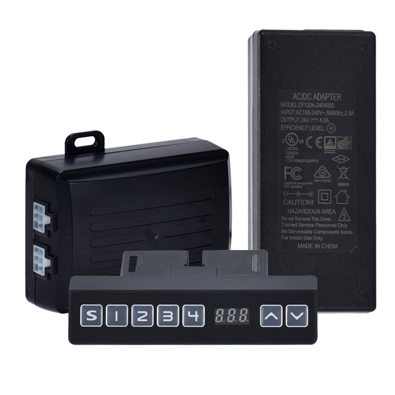 1V2120W AC100-240V إلى DC24V Hall Controller مع جهاز التحكم عن بعد